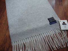 sciarpa cashmere grigio chiaro